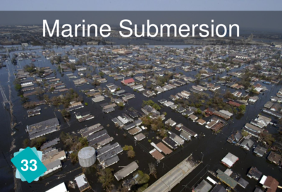 Front of the card "Marine Submersion"